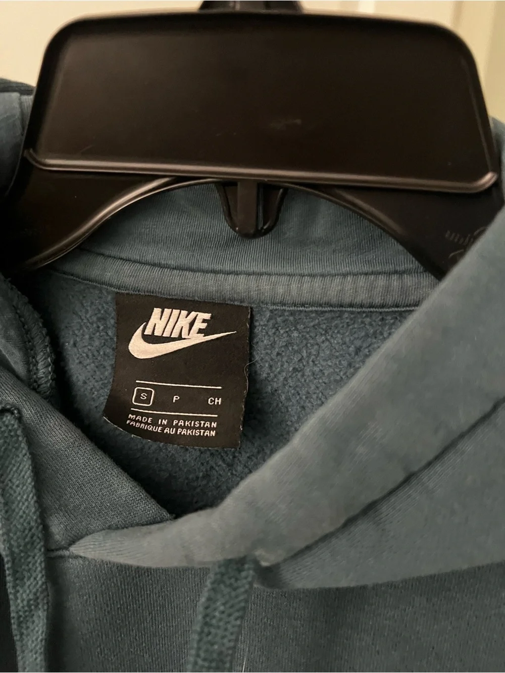 Nike Men's Hoodie in Teal with White Swoosh
